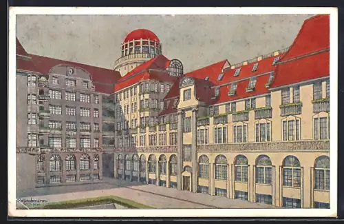 AK Leipzig, Geschäftshausneubau Zeitzer Strasse Nr. 8-14