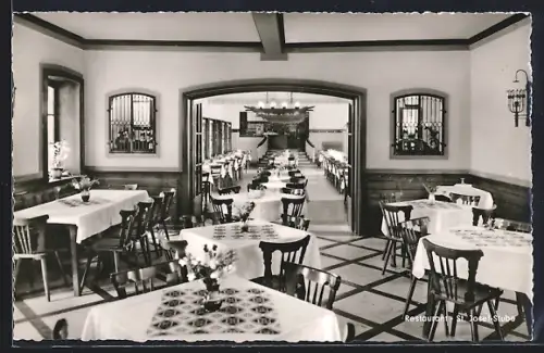 AK Walporzheim, Restaurant St. Josef-Stube Innenansicht