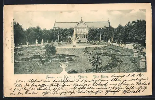 AK Köln-Riehl, Blick auf die Flora