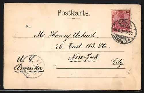 AK Köln-Riehl, Blick auf die Flora