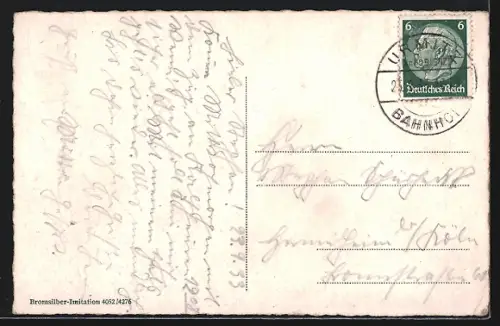 AK Koblenz a. RH., Ort mit Strassenbahnbrücke