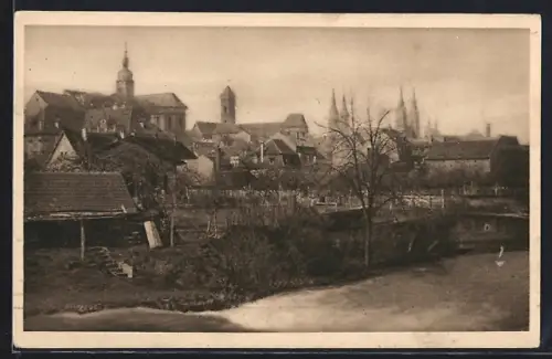 AK Bamberg, Panorama am Mühlwörth
