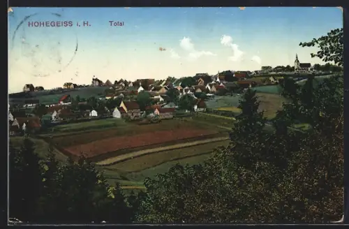 AK Hohegeiss i. H., Totalansicht vom Ort