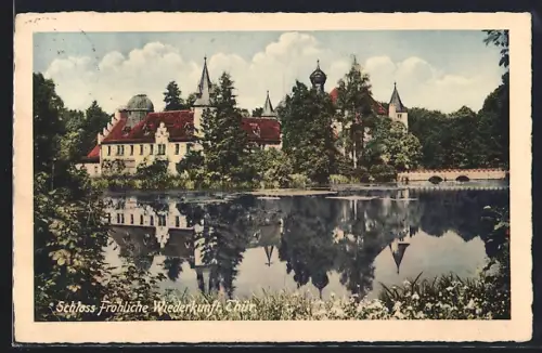 AK Wolfersdorf / Thüringen, Schloss Fröhliche Wiederkunft