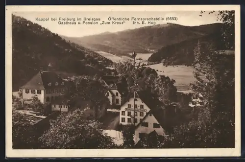 AK Kappel bei Freiburg, Gasthaus Zum Kreuz, Inh. E. Hug