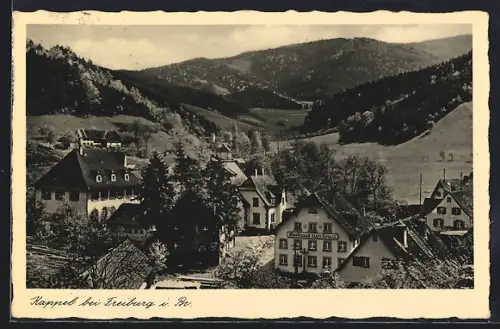 AK Kappel bei Freiburg, Gasthof Zum Kreuz, Bes. E. Hug
