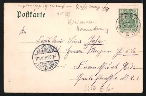 AK Greene, Blick auf das Viadukt