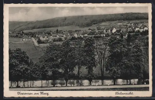 AK Kreiensen am Harz, Teilansicht der Ortschaft