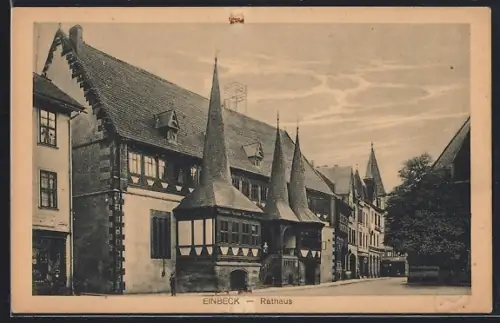 AK Einbeck, Blick auf das Rathaus