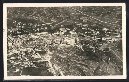 AK Sion, Panorama mit Burg