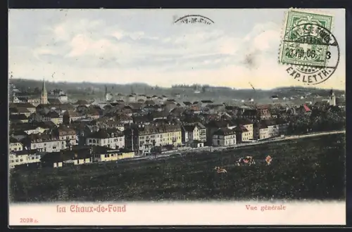 AK La Chaux-de-Fond, Vue générale