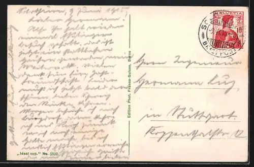 AK Solothurn, Aaare mit St. Ursuskirche