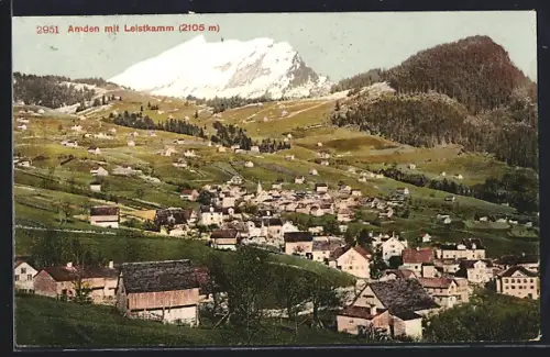 AK Amden, Teilansicht mit Leistkamm