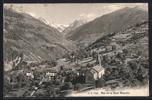 AK Vex, Panorama et la Dent Blanche
