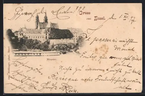 AK Basel, Münster, Panorama