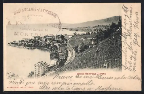 AK Montreux, Territet-Montreux-Clarens