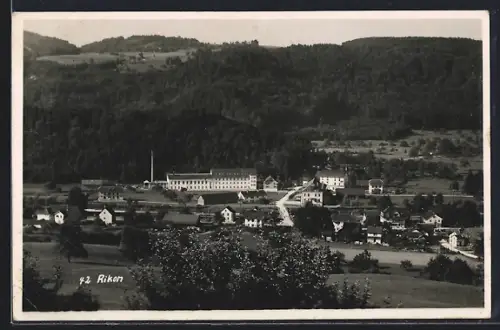 AK Rikon, Teilansicht aus der Vogelschau