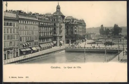 AK Genève, Le Quai de l`Ile