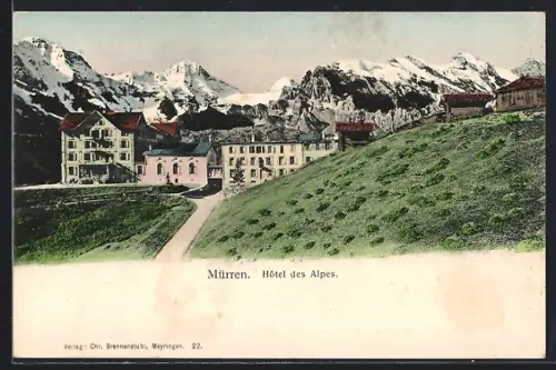 AK Mürren, Hotel des Alpes