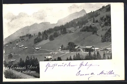 AK La Comballaz s/ Aigle, Vue generale