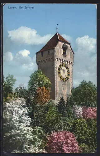 AK Luzern, Blick auf den Zytturm