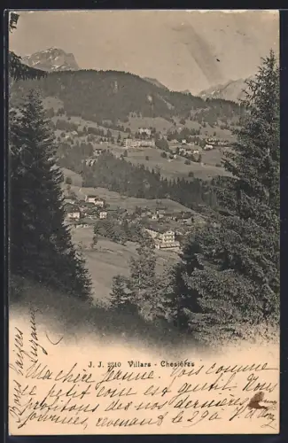 AK Villars, Vue générale avec Chesières
