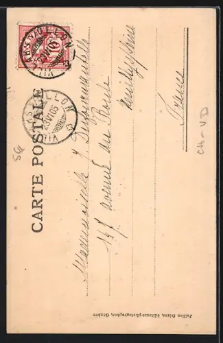 AK Villars, Vue générale avec Chesières