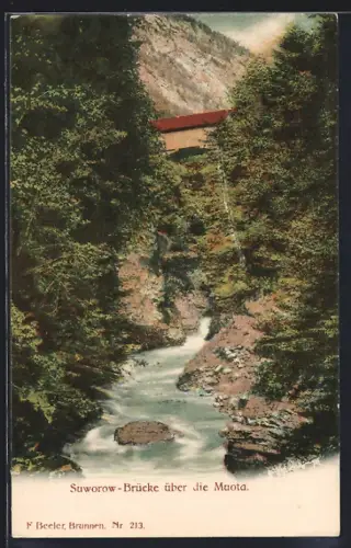 AK Schwyz, Suworow-Brücke über die Muota