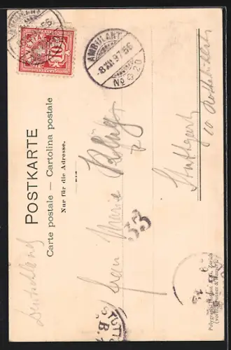 AK Goeschenen, Blick in das Urnerloch