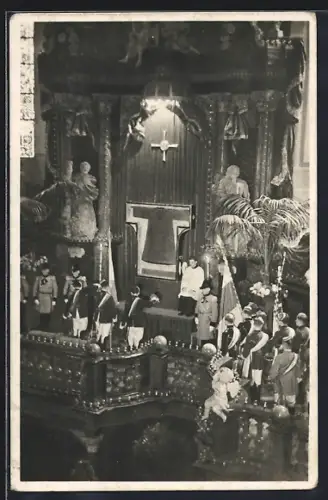 AK Trier, Eröffnungsfeier bei der Ausstellung des heiligen Rocks, 1933