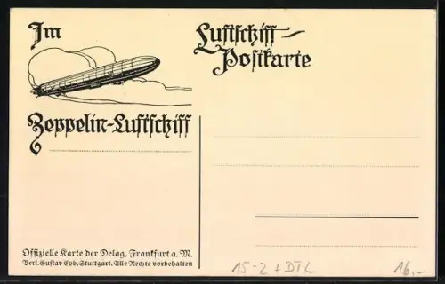AK Baden-Baden, Halle in Oos mit Zeppelin