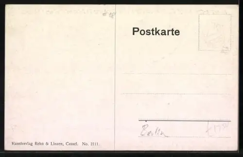 AK Berlin-Johannisthal, Marine-Zeppelin L2 vor der ersten Landung am 20.9.1913