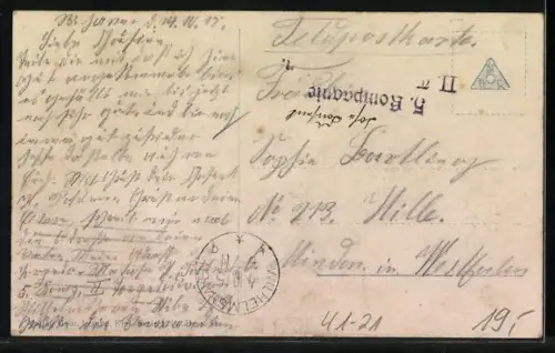 AK Kriegsschiff SMS Danzig, Reichskriegsflagge und Wappen