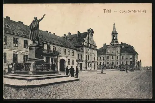 AK Tilsit, Schenkendorf-Platz