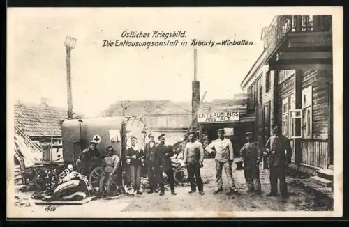 AK Kibarty-Wirballen, Entlausungsastalt