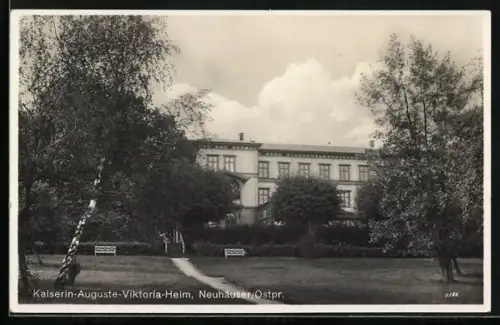 AK Neuhäuser /Ostpr., Kaiserin-Auguste-Viktoria-Heim