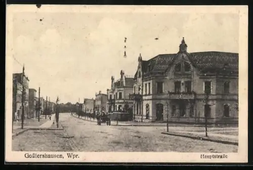 AK Gosslershausen /Wpr., Partie in der Hauptstrasse