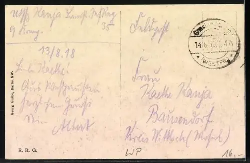 AK Gosslershausen /Wpr., Partie in der Hauptstrasse