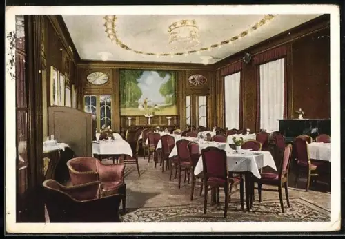 AK Königsberg /Pr., Hotel Berliner Hof am Steindamm, Spiegelsaal, Hochzeitssaal