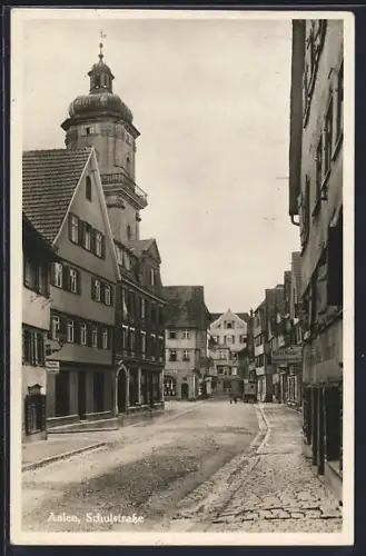 AK Aalen, Blick in die Schulstrasse