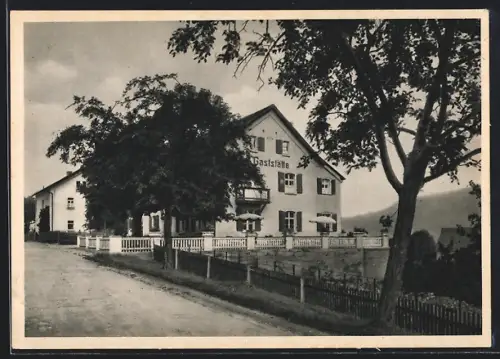 AK Pommelsbrunn, Gaststätte Zum Bahnhof, Inh.: Wilhelm Lutz