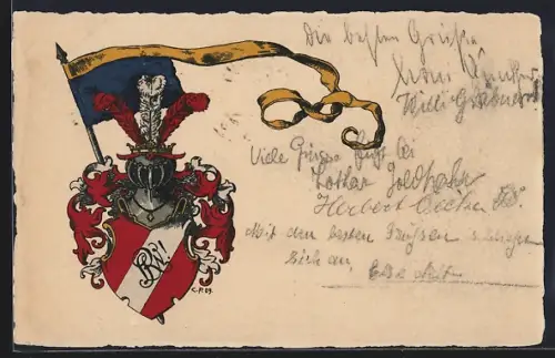 AK Chemnitz, Literarischer Verein der Realgymnasiasten, Studentenwappen Absolvia