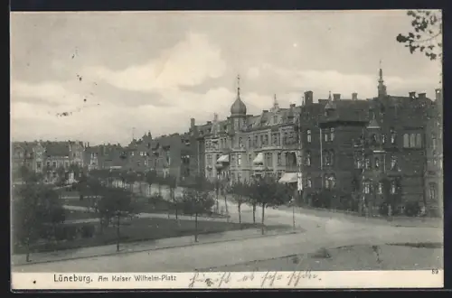 AK Lüneburg, Strasse am Kaiser Wilhelm-Platz
