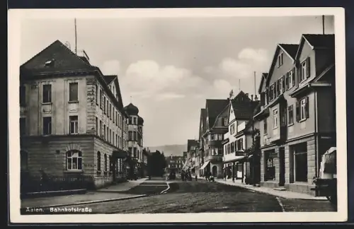 AK Aalen, Geschäfte in der Bahnhofstrasse