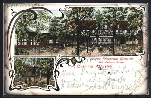 AK Helmstedt, Krügers Felsenkeller, Inh. Hermann Krüger