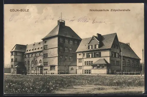 AK Köln-Sülz, Nikolausschule Zülpicherstrasse