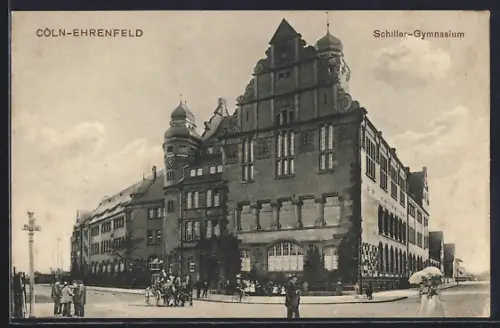 AK Köln-Ehrenfeld, Partie am Schiller-Gymnasium
