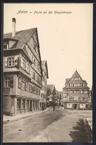 AK Aalen, Partie an der Hauptstrasse