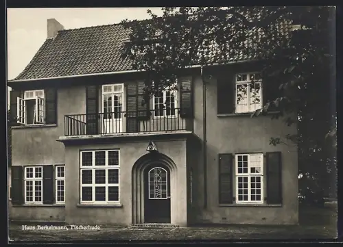 AK Fischerhude, Haus Berkelmann, Blick auf den Eingang