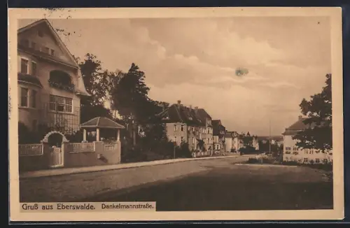 AK Eberswalde, Partie in der Dankelmannstrasse